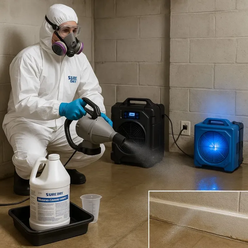 Sanitization and Odor Removal process in Homer, NY